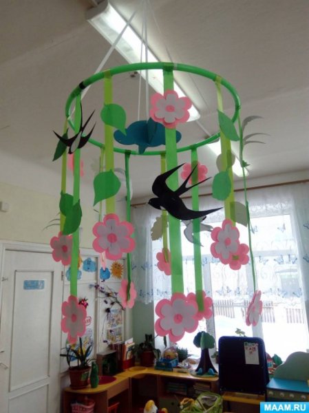 Подвесные украшения для детского сада