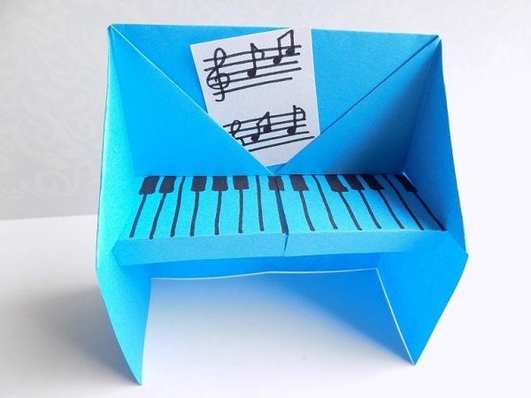 Фортепиано оригами