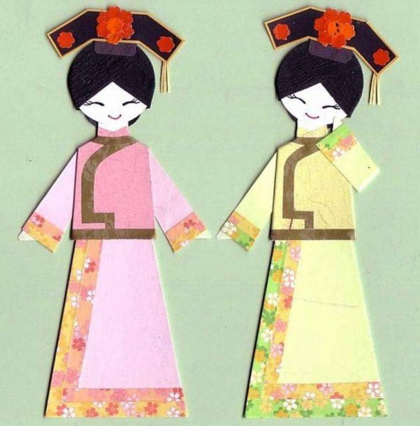 Национальные костюмы Китая для куклы