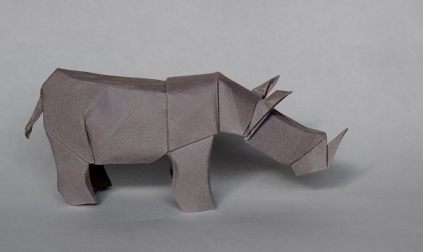 Туловище носорога оригами