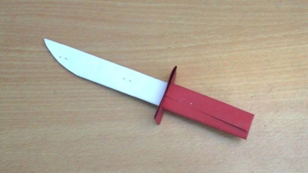 Поделки из бумаги ножи из стандофф 2