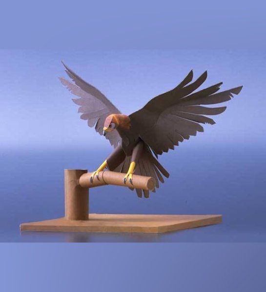 Модель орла из бумаги