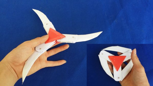 Бумажный сюрикен оригами