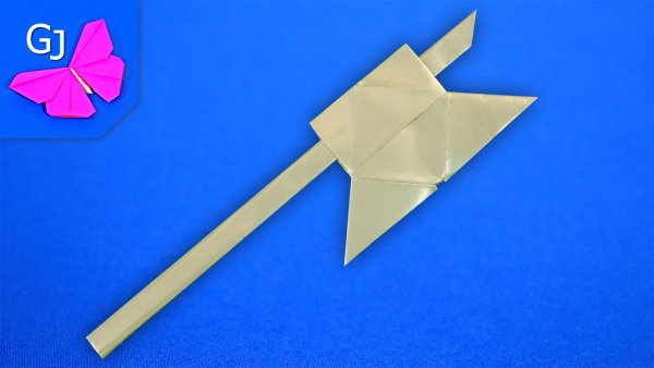 Поделки из бумаги оригами оружие