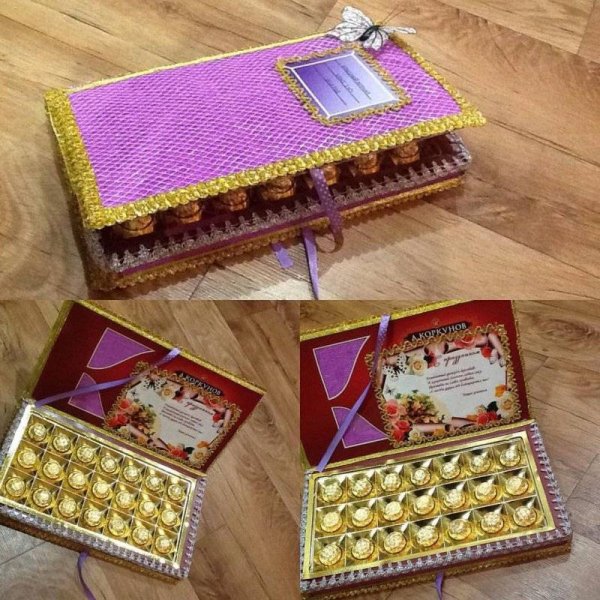 Поделка из коробки конфет