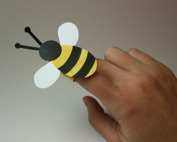 Поделки из бумаги пчела