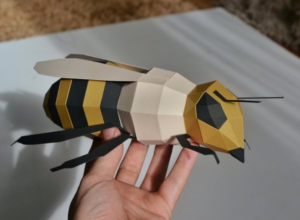 Оригами пчела