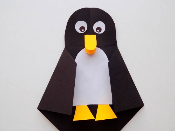 Поделка Пингвин из бумаги