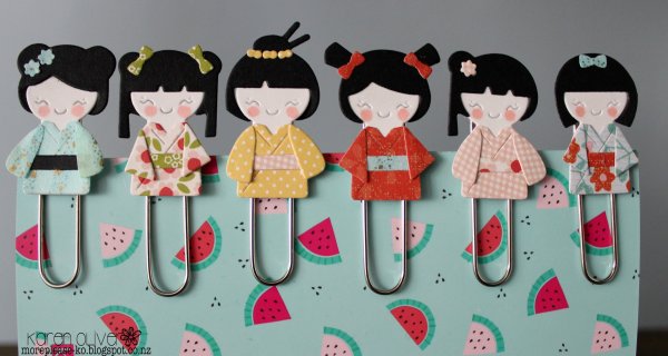 Бумажные японские куклы Чиогами