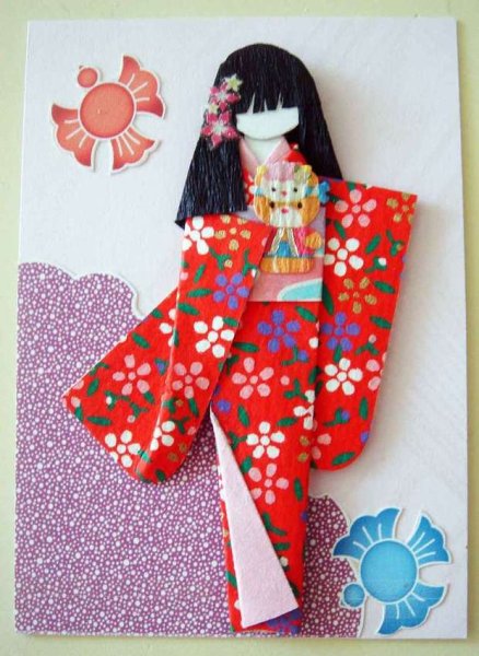 Японская кукла Чиогами нингё