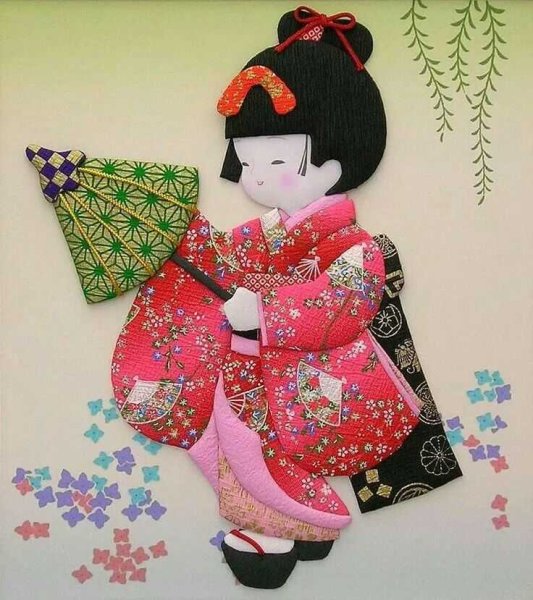 Японские куклы Кокеши Сакура