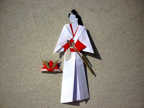 Японские куклы оригами Самураи