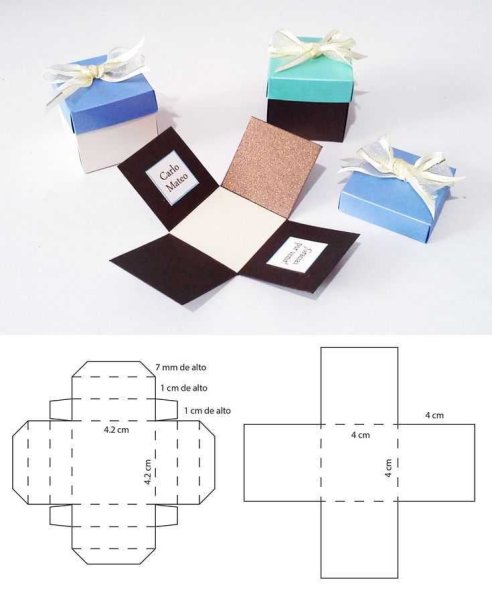 Коробка для подарка своими руками оригами
