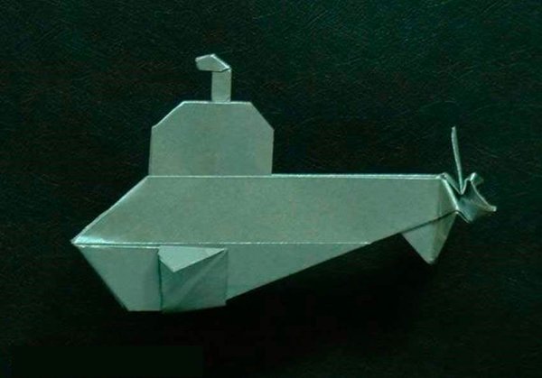 Поделка лодка из бумаги
