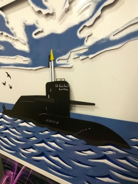Аппликация подводной лодки