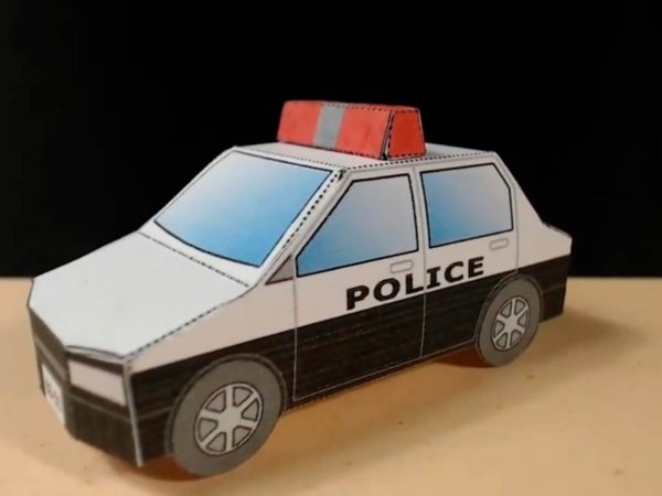 Поделка Полицейская машина