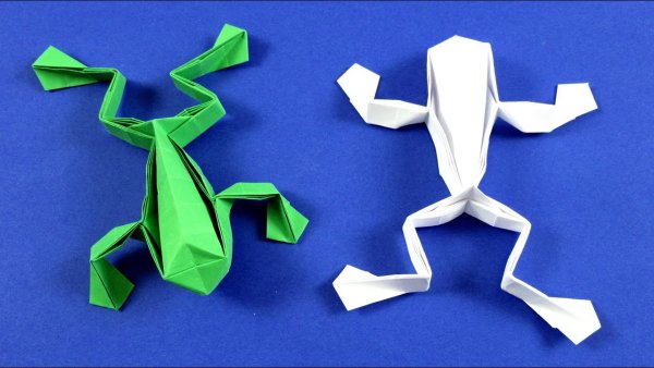Оригами Лягушонок