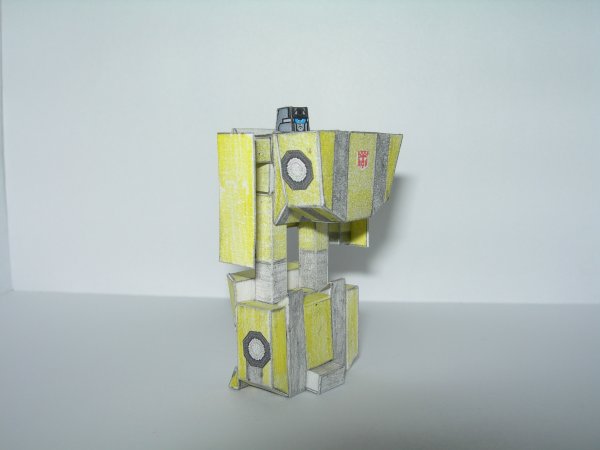 Поделки из бумаги робот трансформер