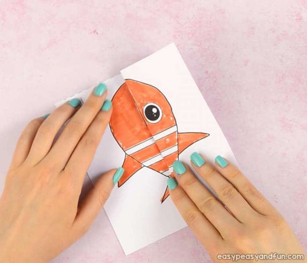 Рыба из бумаги