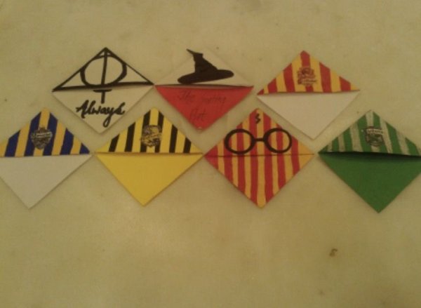 Бумажные закладки Гарри Поттер