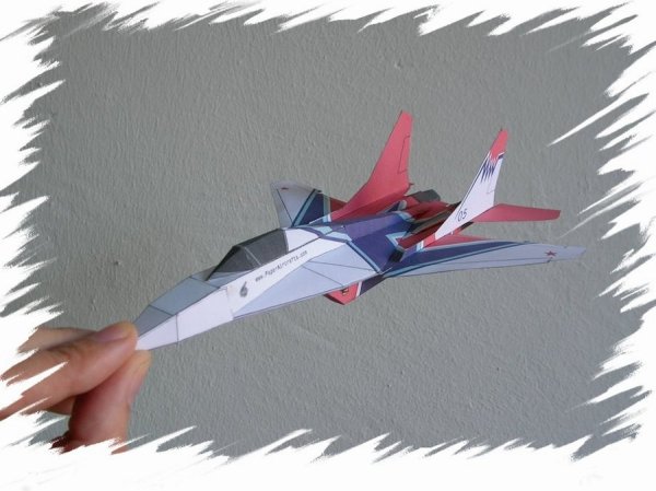 Papercraft самолёт миг 29