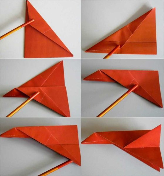 Оригами самолетик