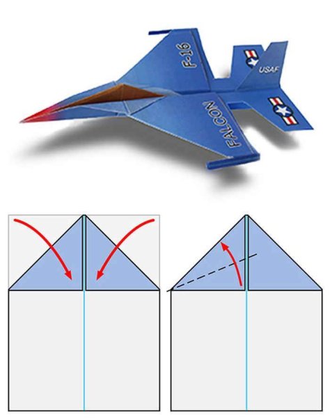 Как сделать самолётик из бумаги а4 легкий и быстрый