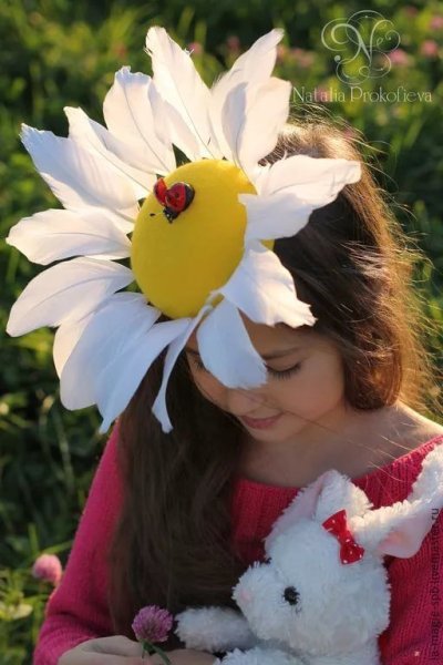 Шляпка для девочки на праздник цветов