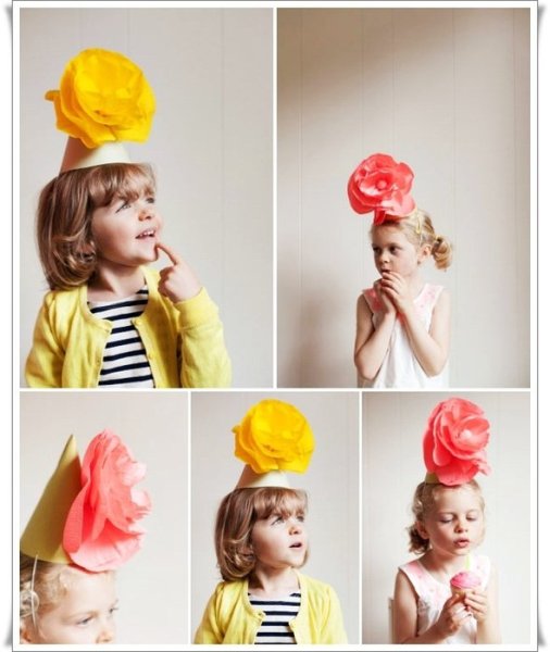 Бумажные шляпы для детей