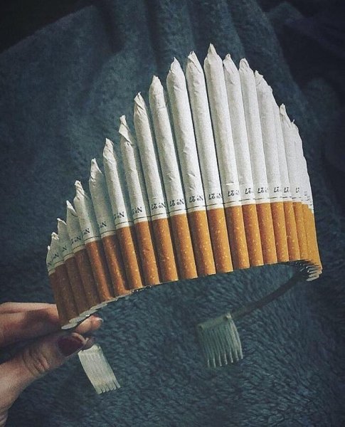 Поделки из сигарет