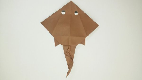 Оригами Скат схема