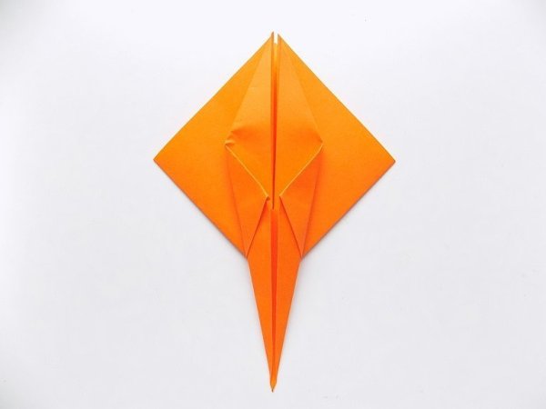 Оригами Скат из бумаги для детей