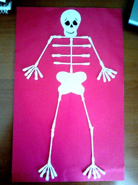 Бумажный скелет