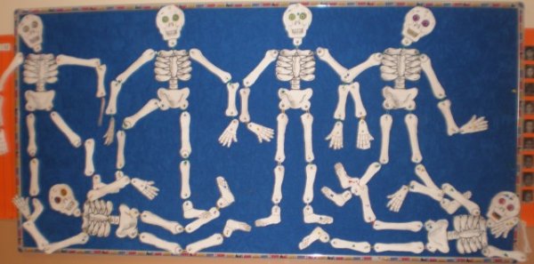 Скелет поделка для детей