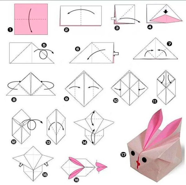 Оригами из бумаги для начинающих пошагово