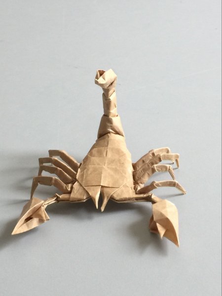 Оригами скелет