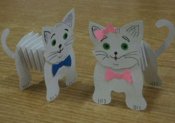 Котик из бумаги