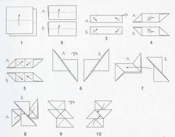 Как делать сюрикены из бумаги а4 схема