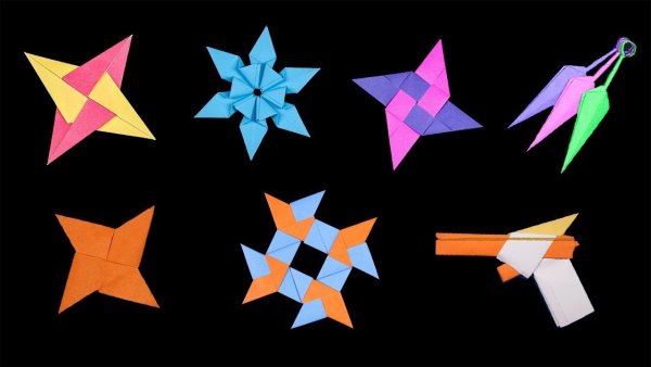 Оригами сюрикен Наруто