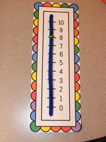 Модель термометра для дошкольников