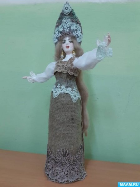 Куклы в народных костюмах Псковской