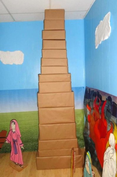 Поделка Вавилонская башня детям Воскресная школа