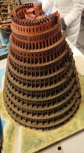 Вавилонская башня 3д модель