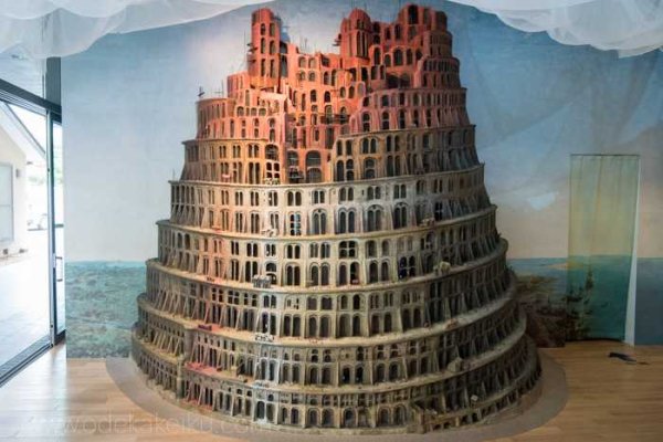 Вавилонская башня поделка