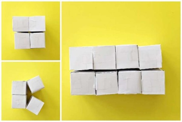 Кубик из бумаги
