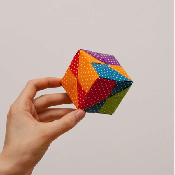 Модульное оригами кубик