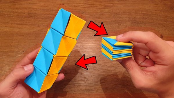 Оригами спираль