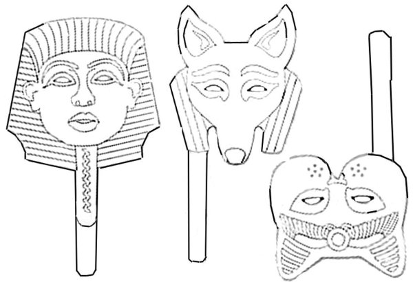Египетские маски для детей