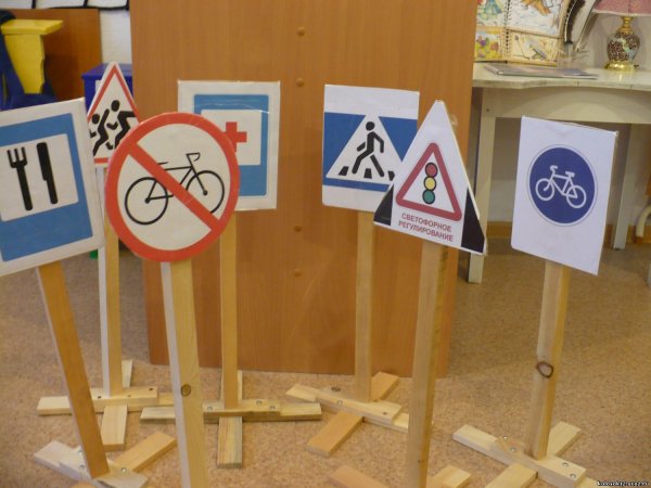 Дорожных знаков для детей детского сада