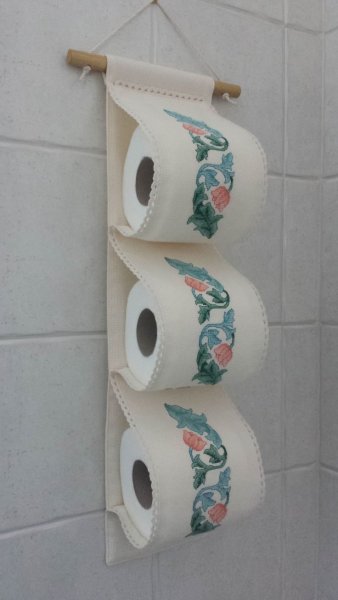 Тканевый держатель для туалетной бумаги
